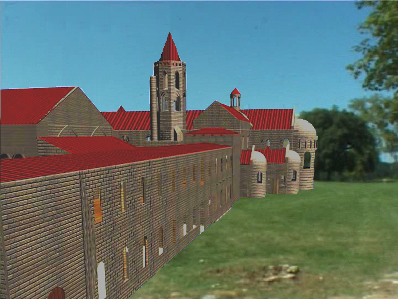 integration en 3d du cloitre